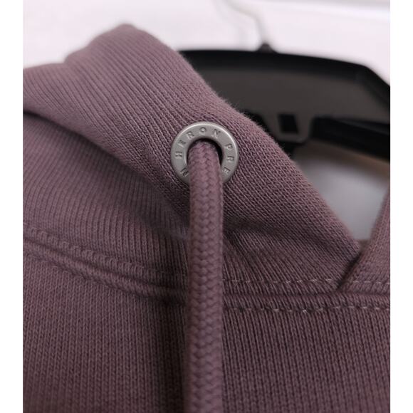 Heron Preston Men's Censored Graphic Logo Hoodie Cotton Grey Yellow Medium NWT - Picture 5 of 8